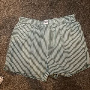 Striped Green Boxer Shorts
